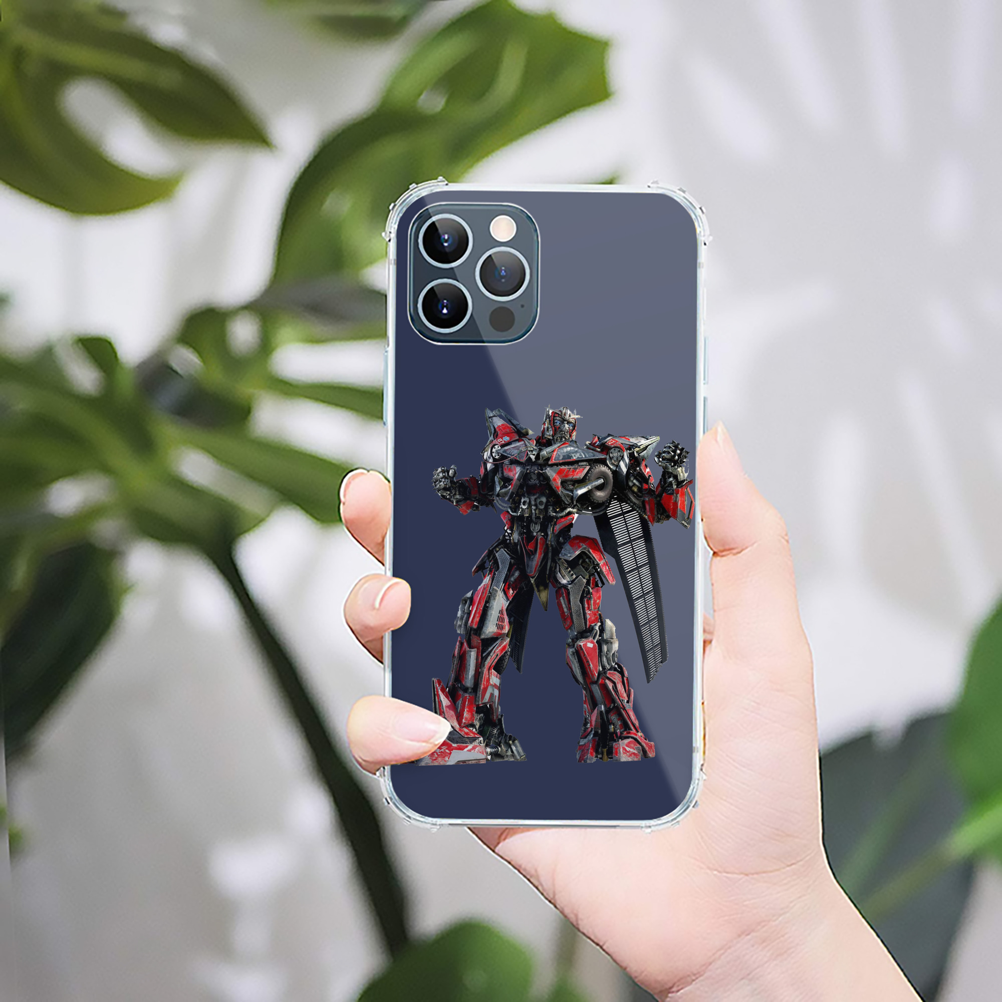 （画像用）  【iPhone 12シリーズ対応】透明スマホケース（クリアソフトケース）